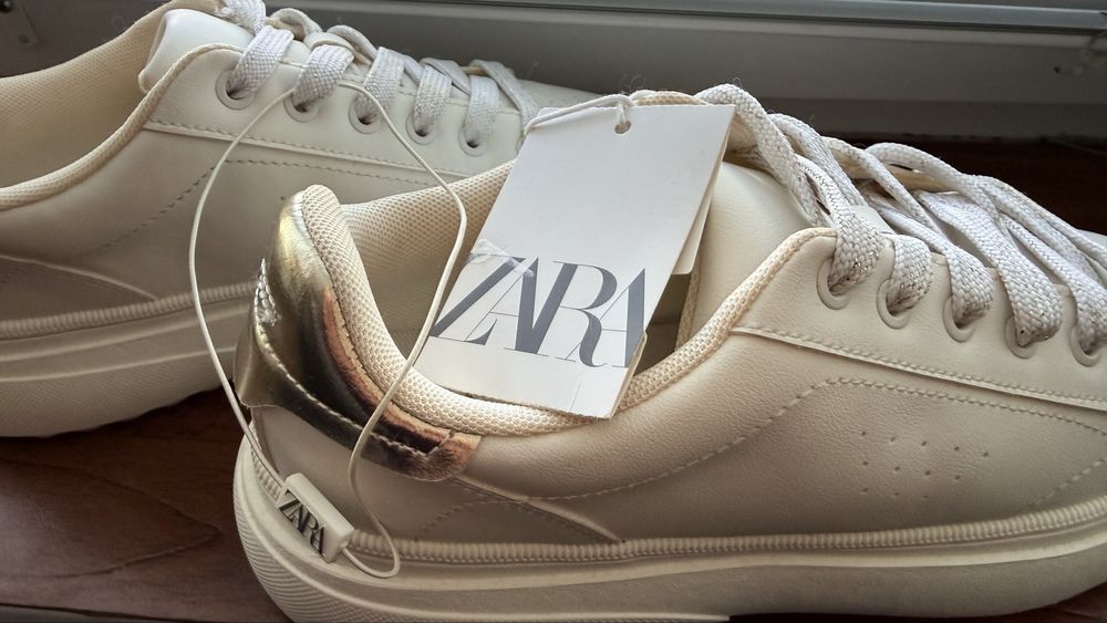 Кеди Zara зара білі