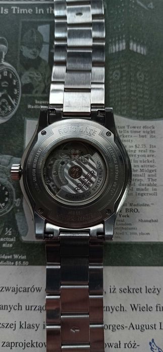 Szwajcarski zegarek automatyczny ROAMER 25 jewels