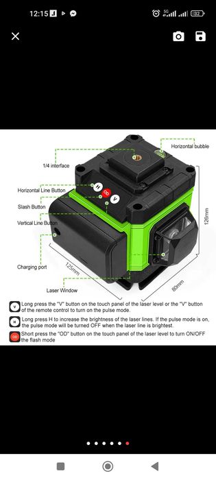 Nível a laser/TOP