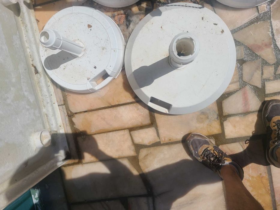 Conjunto 4 mesas cadeiras chapeus e bases