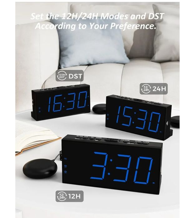 Główny budzik z wibracja