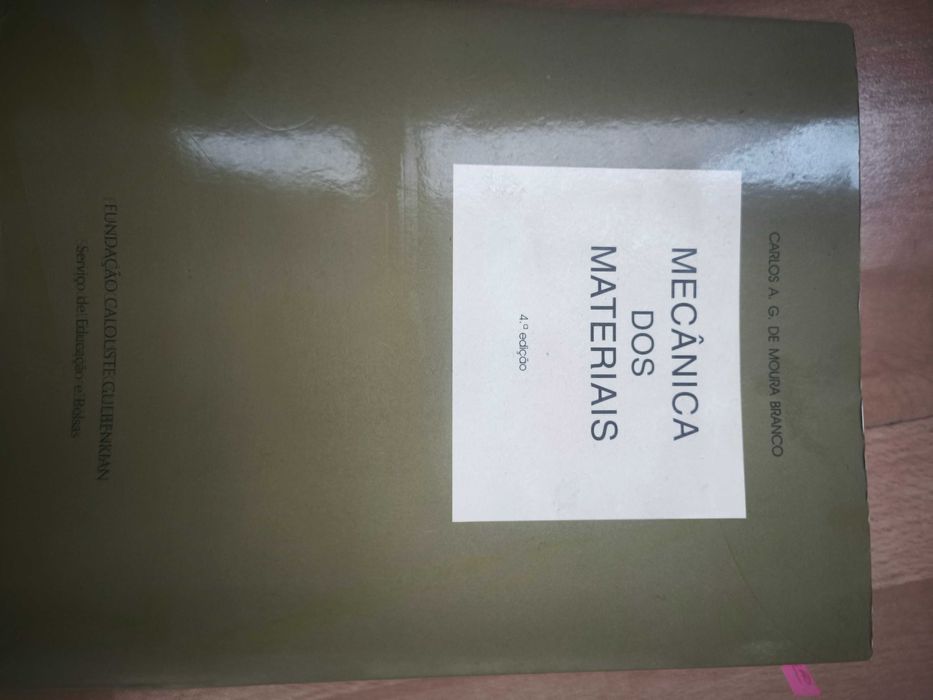livro Mecânicas dos Materiais 4a edição de Carlos Branco