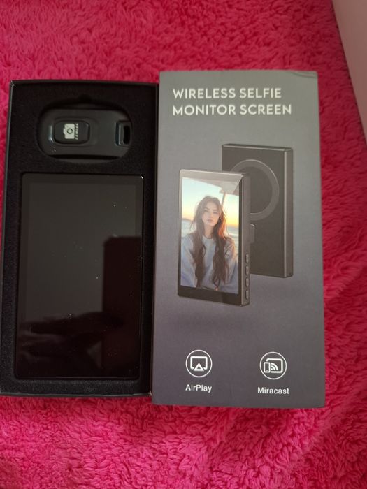 Bezprzewodowy monitor do sejfie umożliwia podgląd z tylnek kamery telefonu