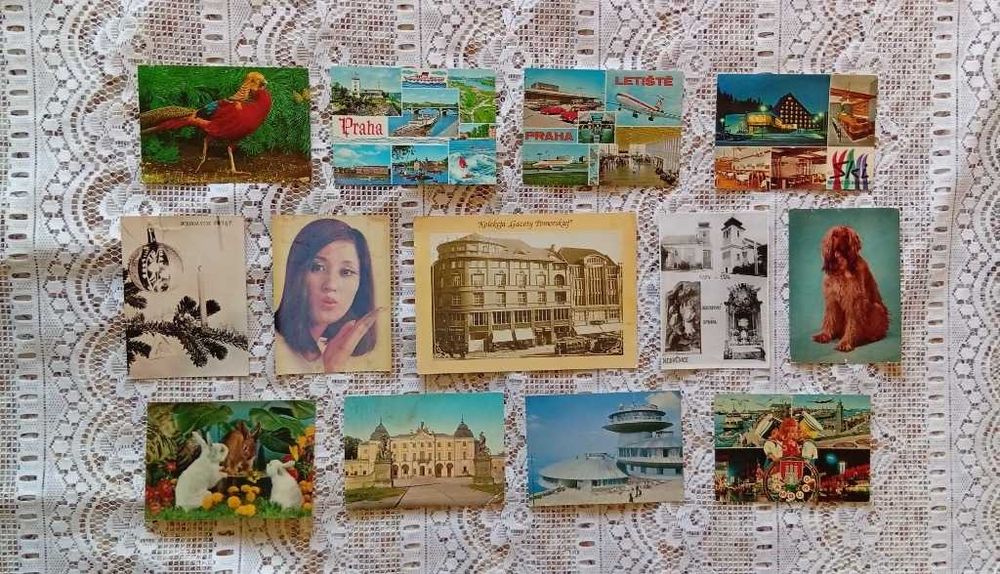 pocztówki / widokówki zbiór / zestaw pocztówek widokówek prl 13 sztuk