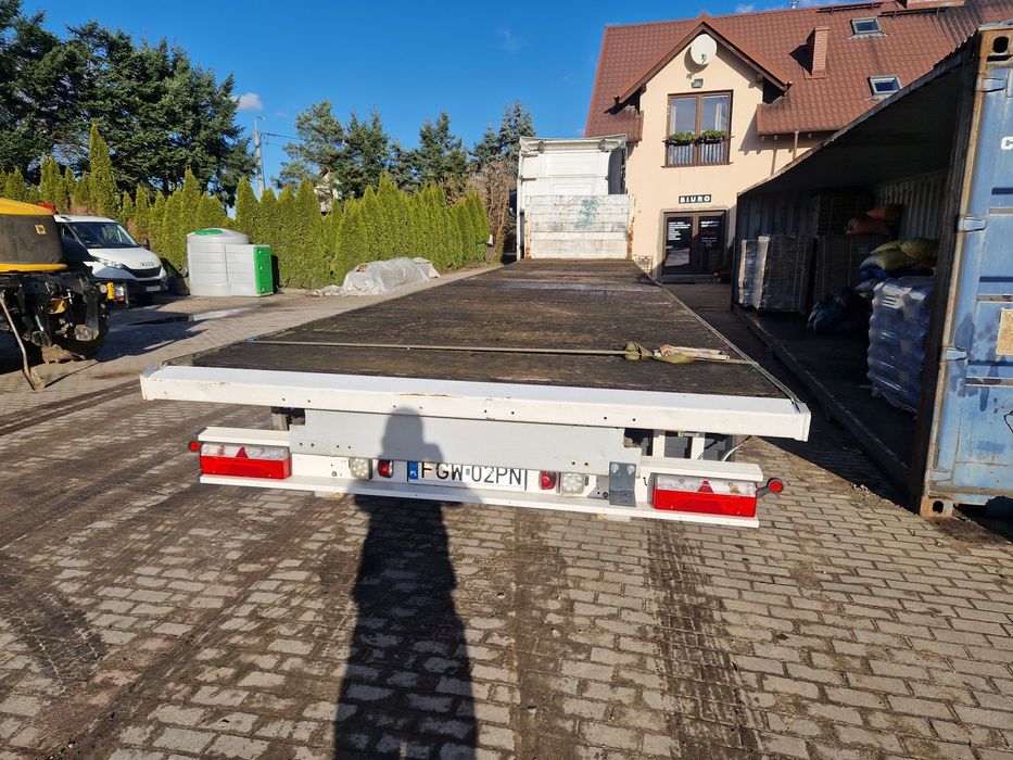 Naczepa Spier os podnoszona platforma zamiana