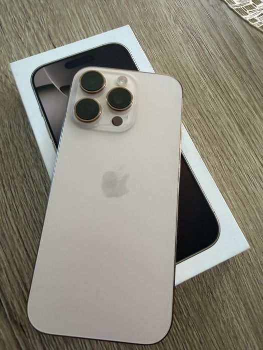 iPhone 16 Pro 128 GB – Desert Titanium – jak nowy – gwarancja