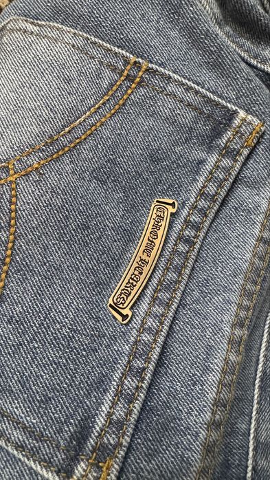 Джинсы chrome hearts amour the coat