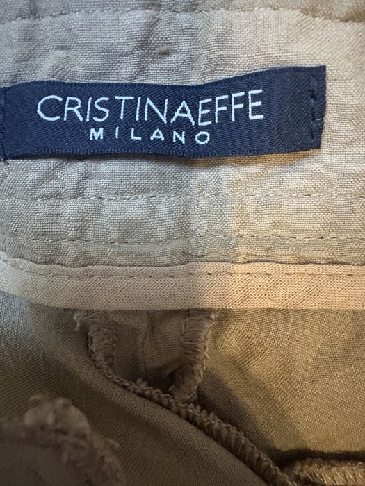 Cristina Effe damskie spodnie lniano-wiskozowe, rozmiar 40