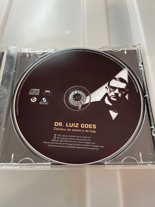 CD Dr Luiz Goes (fadista / Fado Coimbra)  "Coimbra de ontem e de hoje"