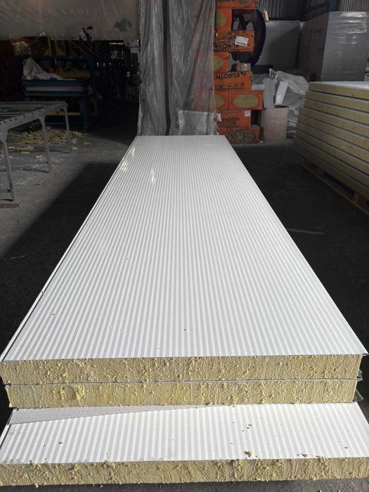 Сендвіч панелі стінові (Пінопласт, Вата, ППУ, PIR)