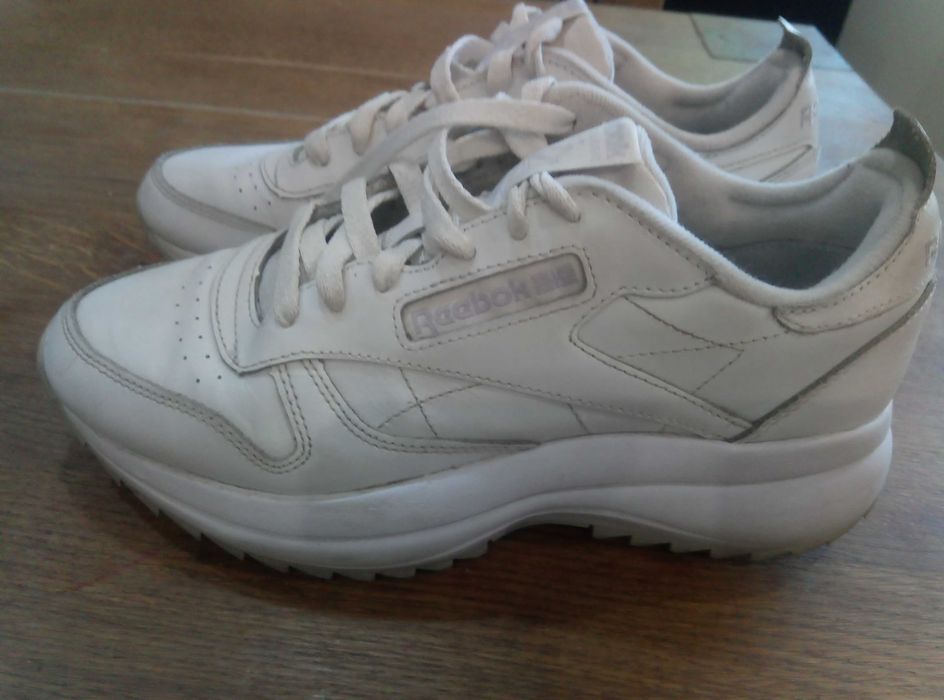 Buty Reebok Classic SP Extra Sneakersy 25,5 cm eu 39 białe skórzane