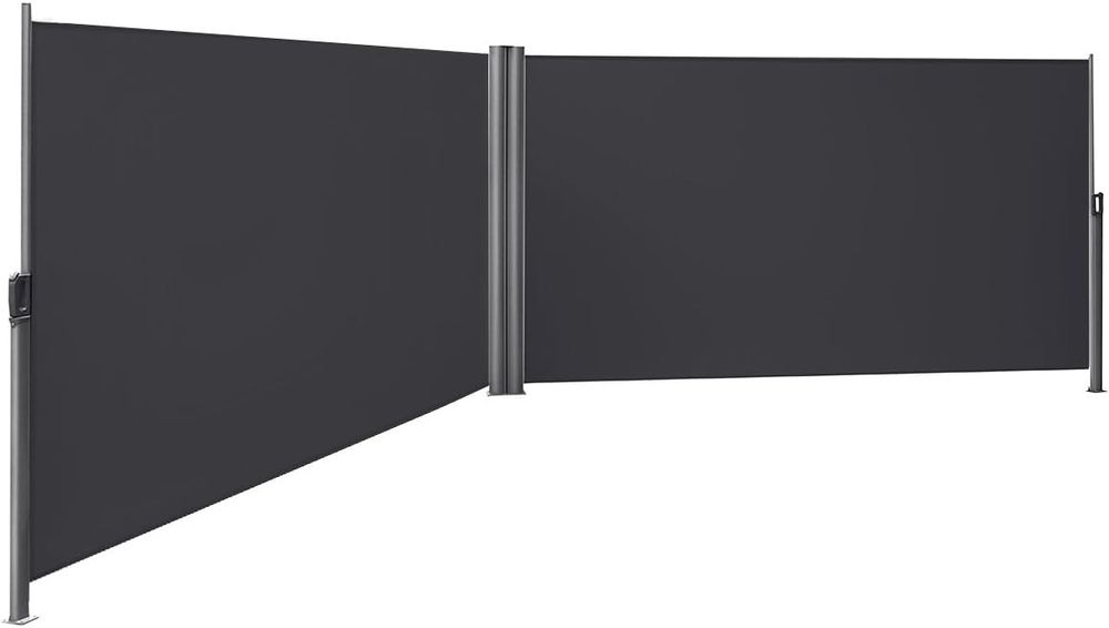 SONGMICS  200 x 600 cm, Nowa zwijana roleta bocz