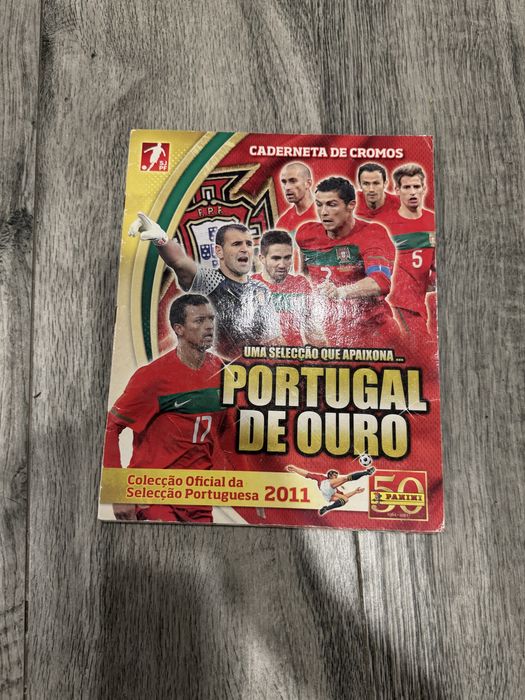 3 cadernetas de cromos portugal de ouro