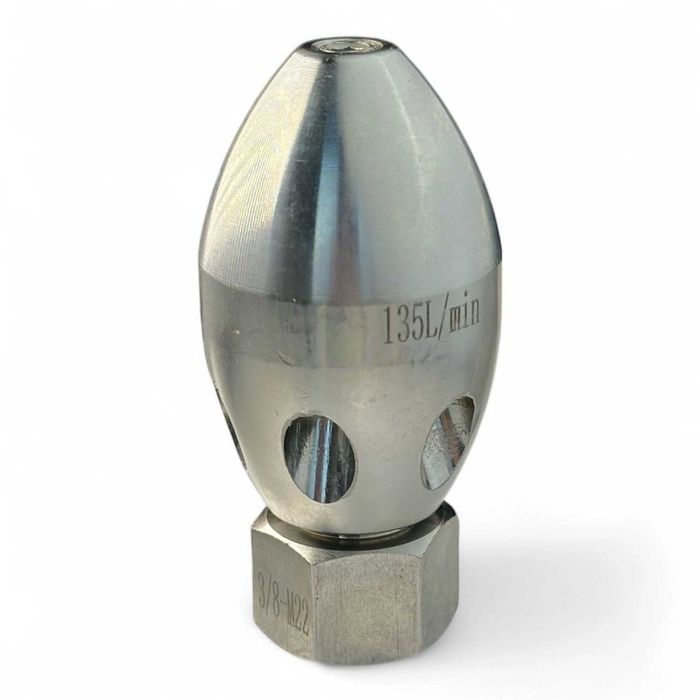 Насадка / форсунка для прочищення каналізації, каналопромивна насадка