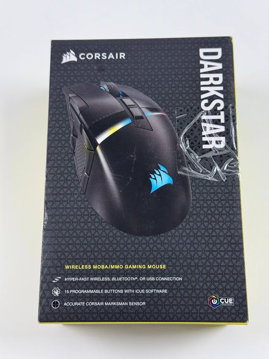 Bezprzewodowa mysz gamingowa Corsair Darkstar Wireless RGB Black