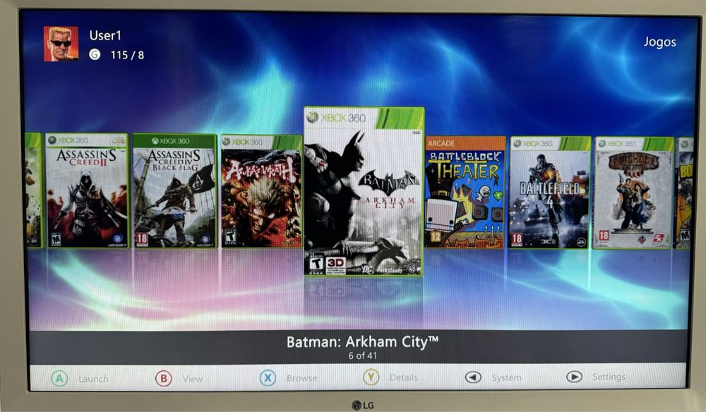 Xbox 360 Slim Desbloqueada RGH 3.0 Kinectic