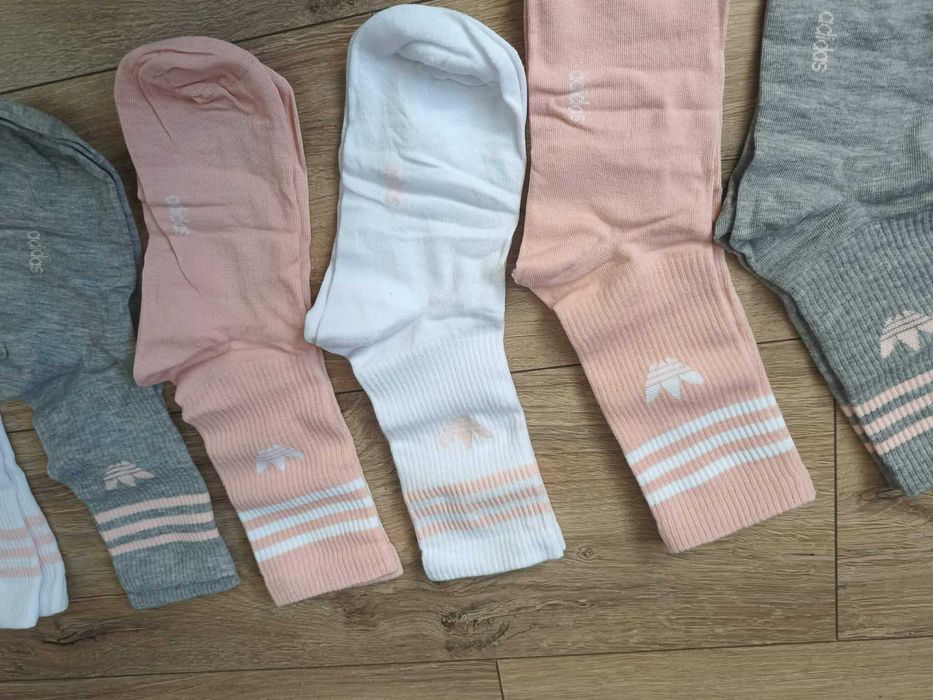 skarpetki damskie adidas 37 - 6 szt