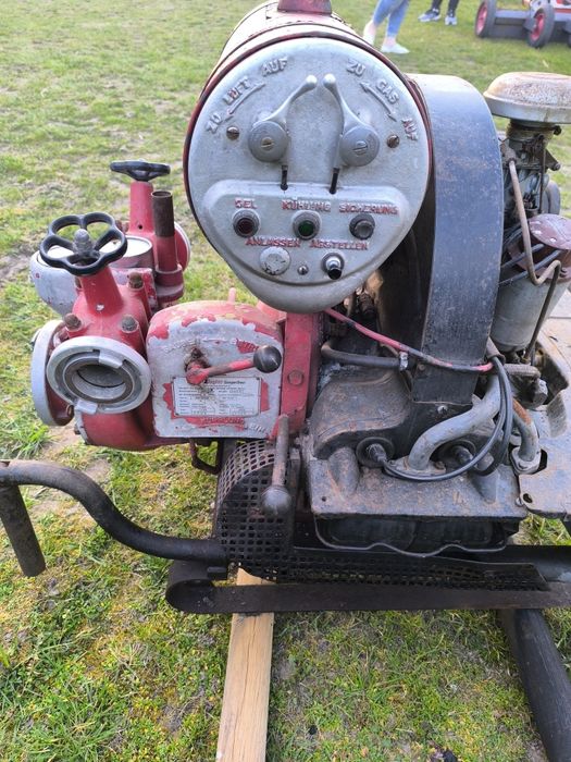 Motopompa strażacka Ziegler silnik vw Garbus