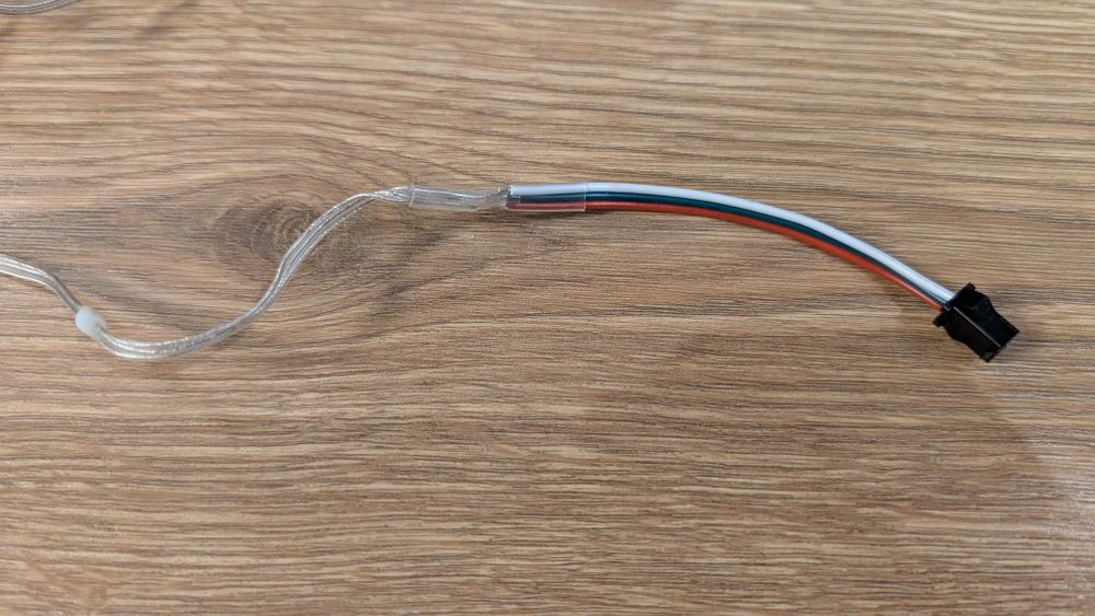 LED ws2812b 20m 200 diód elastyczny sznur łańcuch na choinkę efekty