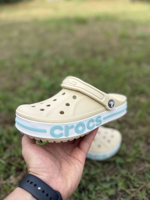 Крокси чоловічі мужские кроксы crocs bayaband grey сірі кокси 36-45