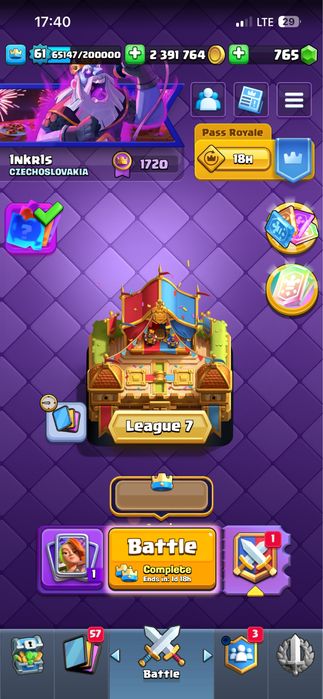 Буст кубков/абсолютного чемпиона в Клеш Рояль