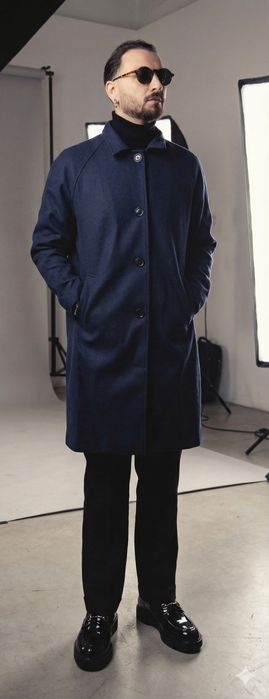 Sobretudo Clássico Homem M Novo