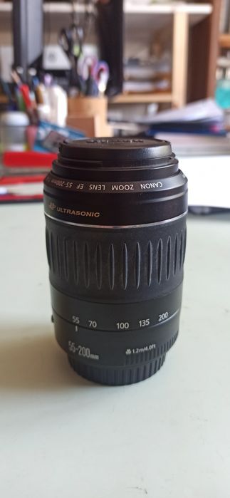 Vendo objetiva Canon 55 200mm