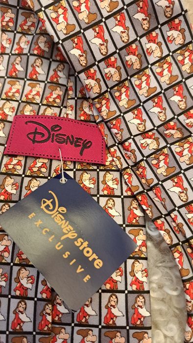Jedwabny zabawny krawat Disney jedwab