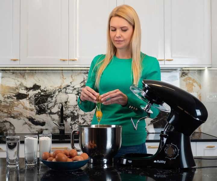 Robot Kuchenny Planetarny Mikser 2200W Misa 6,2l i GRATIS