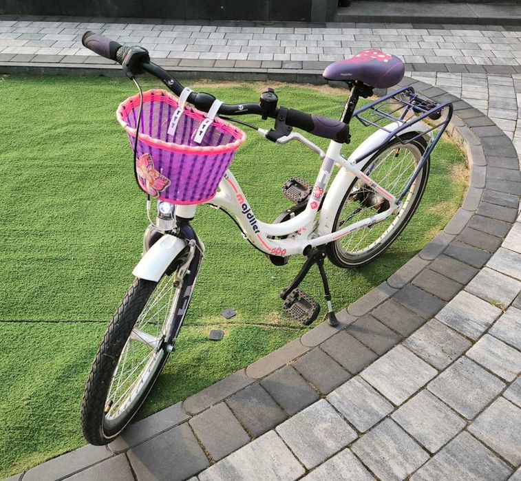 Rower dziecięcy miejski majdller 20" BELLA 2.3 fiolet-róż Aluminium