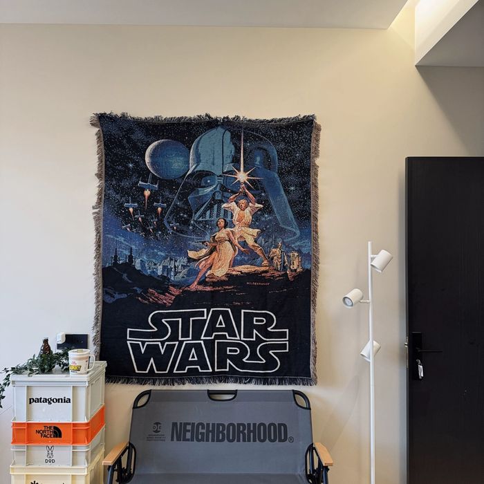 Gobelin dekoracja na ścianę narzuta na kanapę Gwiezdne Wojny Star Wars