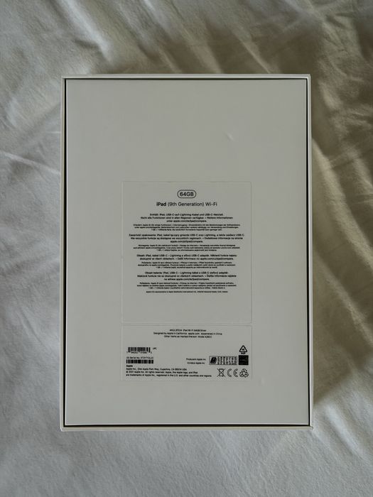iPad (9th generation) w wersji 64 GB, Wi-Fi.
