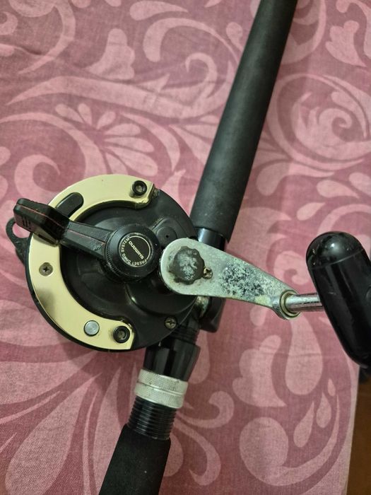 Cana e carreto Big Game / Hiro Bluewater com Shimano 25TLD