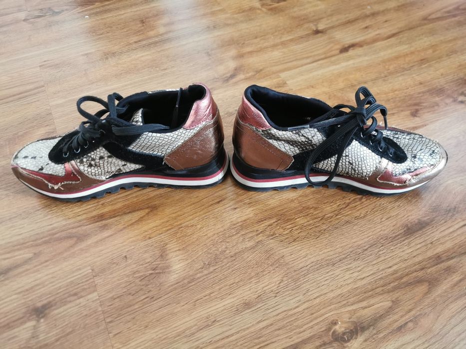 Ténis senhora n37 pele