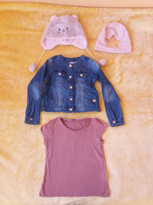 ubranka dziewczęce 122/128 super stan i jakość