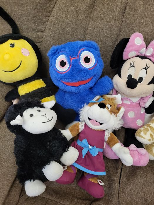 М'які іграшки від 35 грн, Міні Маус, Лев, Жираф, Бджілка, Лисичка