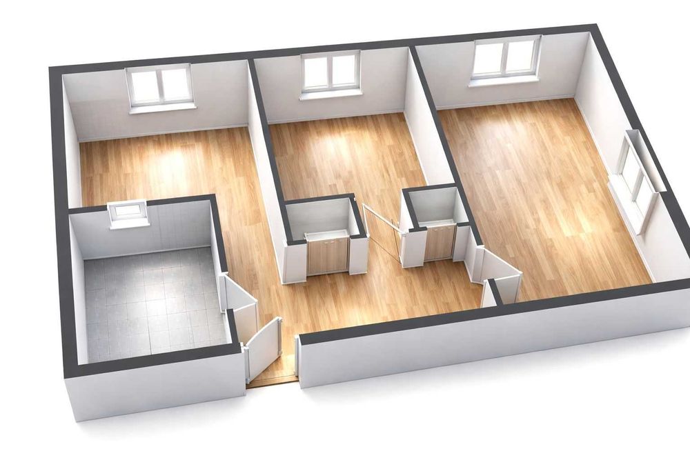2-pokojowe 48,31 m² parter ul. Piłsudskiego