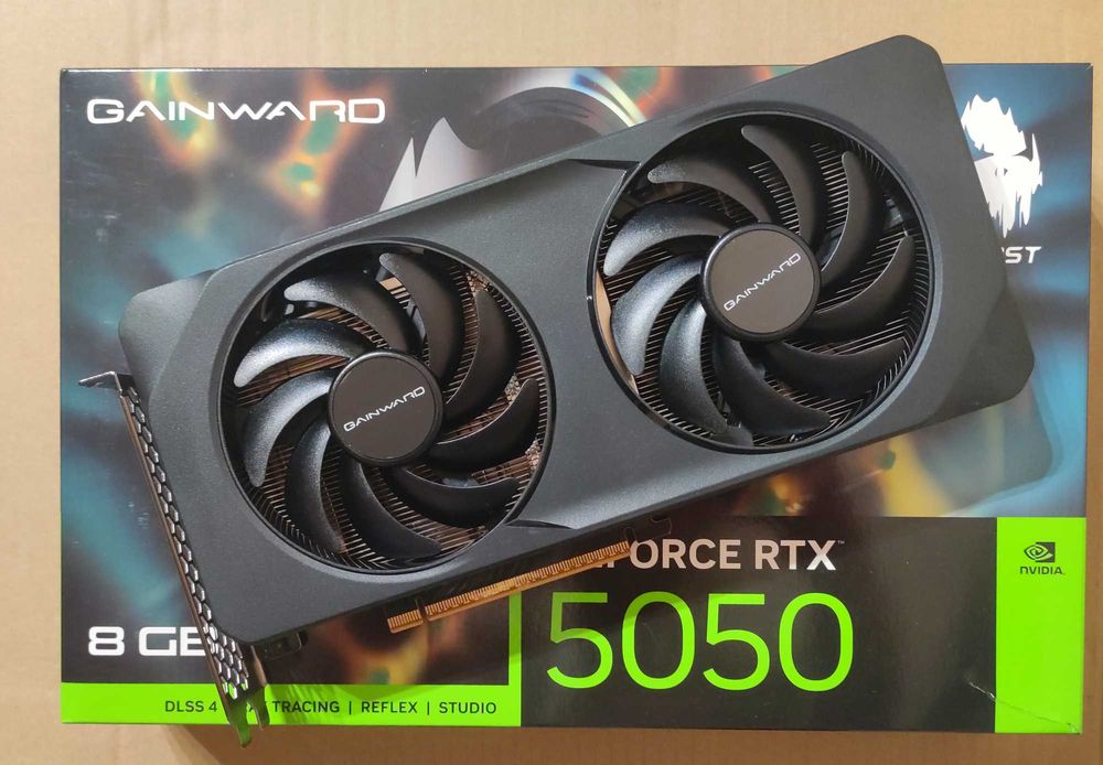 Karta graficzna Gainward GeForce RTX 5050 Ghost 8GB GDDR6 DLSS5 | Gwarancja 2,5 roku | Faktura VAT Marża |