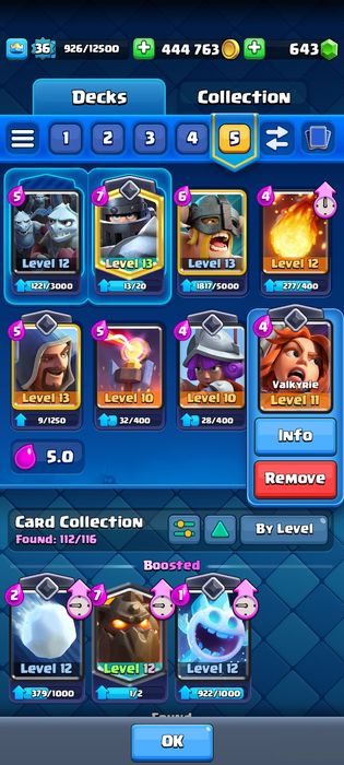 Продам акаунти  клеш рояль