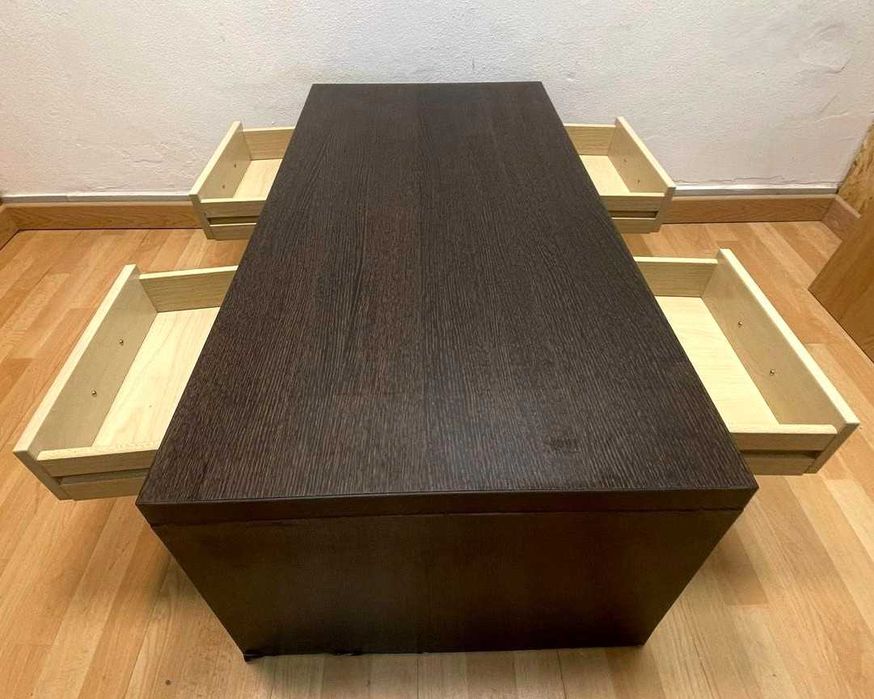 Mesa de centro 4 gavetas