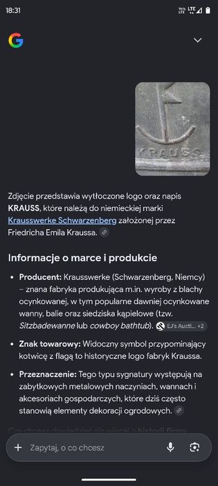 Ocynkowana wanna
