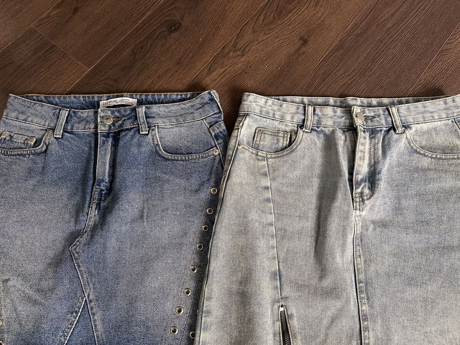 Спідниця юбка джинсова розмір м zara h&m reserved