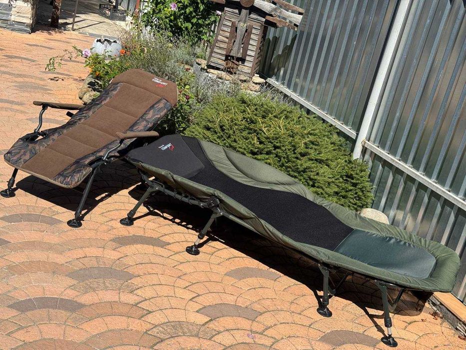 Карповый набор раскладушка205*90*40/60+кресло 135/65*66/52*99/65-150кг