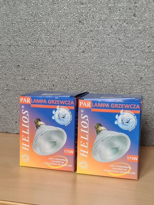 Lampa grzewcza promiennik Helios PAR38 175W 2 szt.