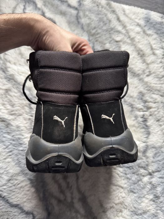 Зимові утеплені черевики боти puma gore-tex кросівки