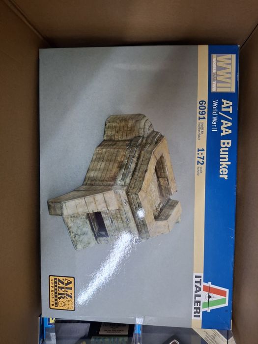 Kit novo italieri 1/72 bunker por montar novo