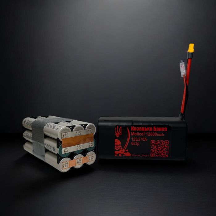 Акумулятор акб для Fpv 6s1p 6s2p 6s3 21700 18650