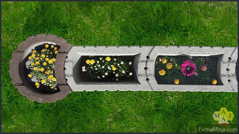 Gazon Owalny Łuska Donica Gładka Dostawa cała Polska