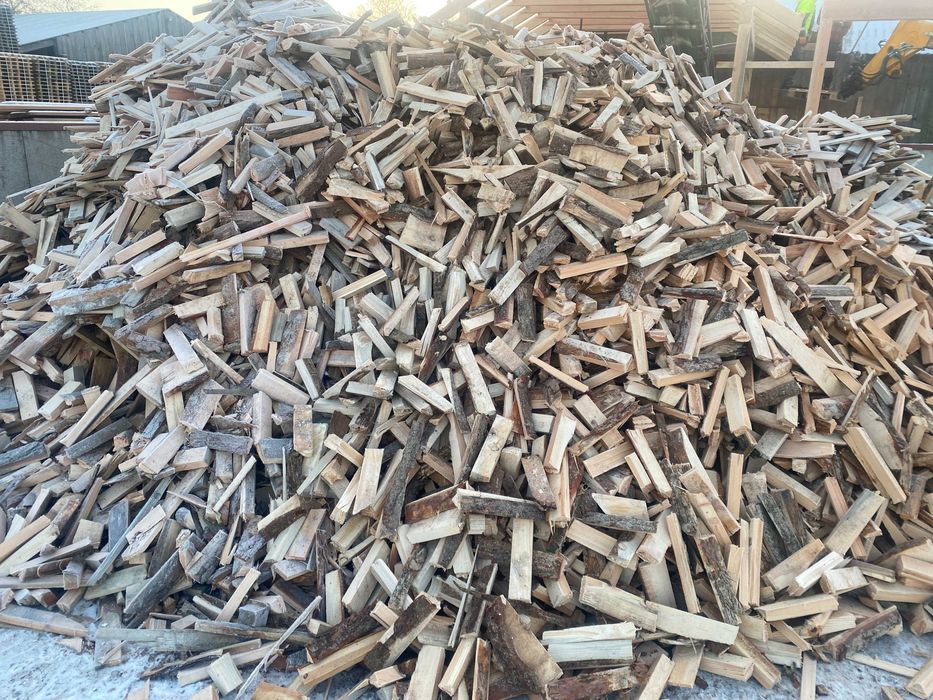 drewno kominkowe opałowe odpady zrzyny tartaczne