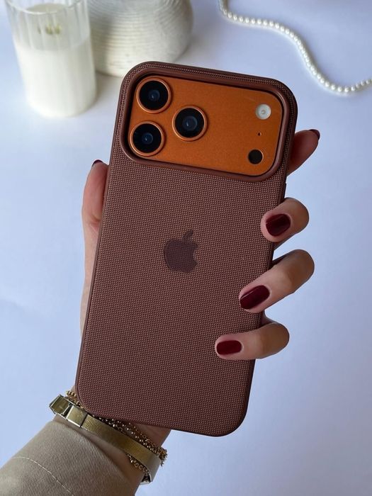 Чехол айфон 17 про макс | 18 про мак TechWoven. Чохол iPhone 17 Pro Max | 18 Pro Max TechWoven противоударный тканевый чехол iphone MagSafe